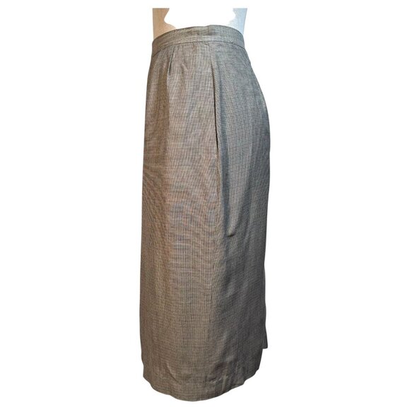 Vintage J Gallery Womens 2 Piece Suit Rayon Linen Size 7/8 One Button Jacket - Picture 10 of 11